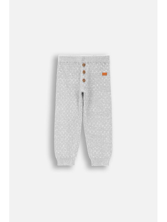 Coccodrillo Coccodrillo Legginsy ZC4122201MBN-019 Szary Regular Fit