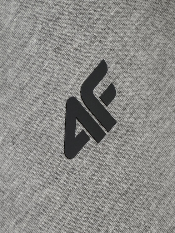 4F 4F Tank top BASIC 5 Szary jasny Regular Fit