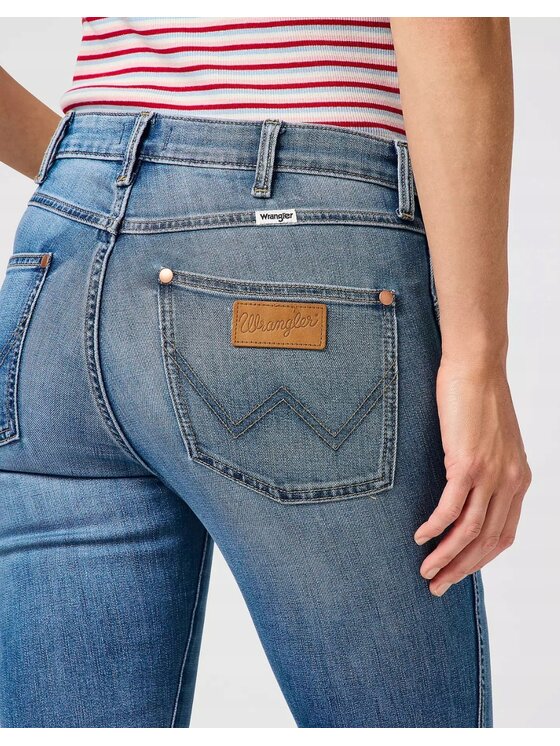 Wrangler Wrangler Jeansy Piper Niebieski Slim Fit
