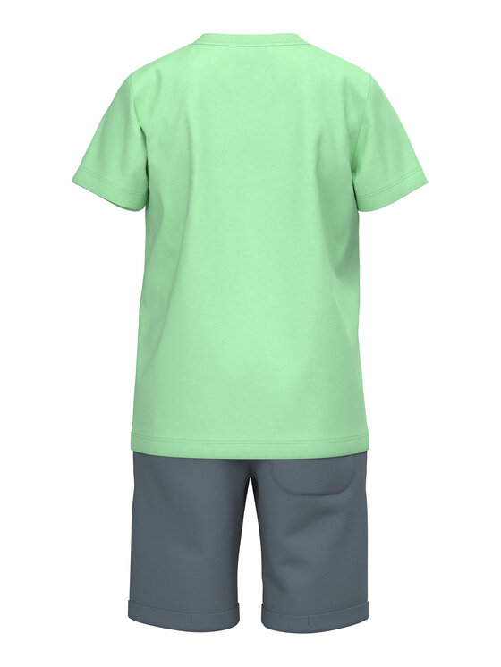 NAME IT NAME IT Komplekti kuuluvad t-särk ja šortsid 13214392 Roheline Regular Fit