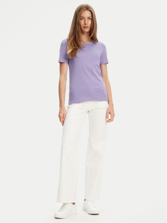 United Colors Of Benetton United Colors Of Benetton Тишърт 3GA2E16A0 Виолетов Regular Fit