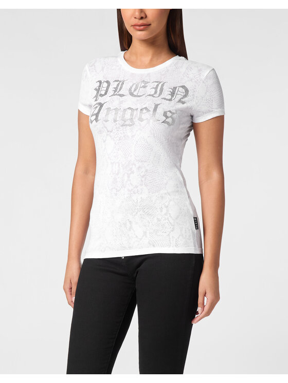 PHILIPP PLEIN PHILIPP PLEIN T-shirt 14759 Bianco Skin Tight Fit