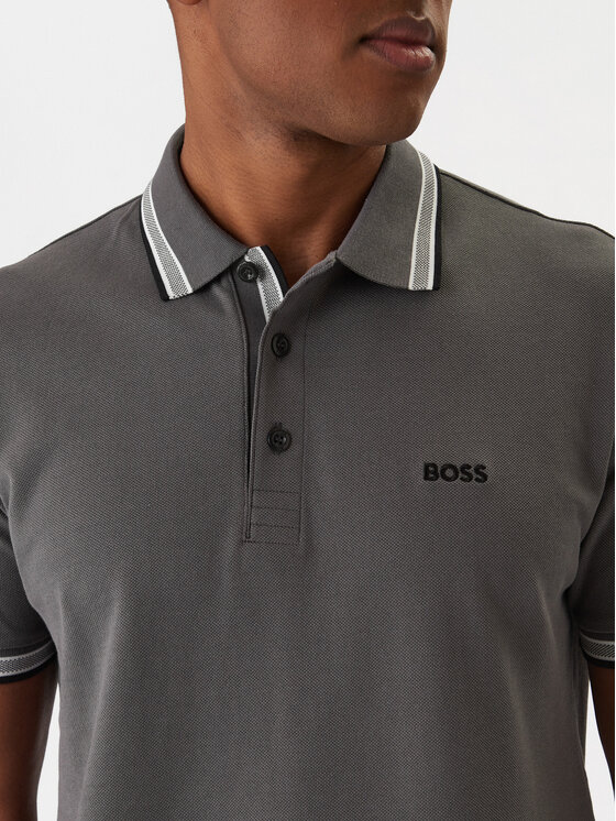 BOSS BOSS Pólóing Paddy 50469055 Szürke Regular Fit