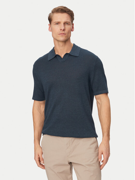 Calvin Klein Tricou polo LV04LF313G Albastru Regular Fit