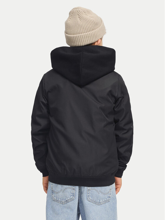 Jack&Jones Junior Jack&Jones Junior Bomber Zack 12269155 Crna Regular Fit