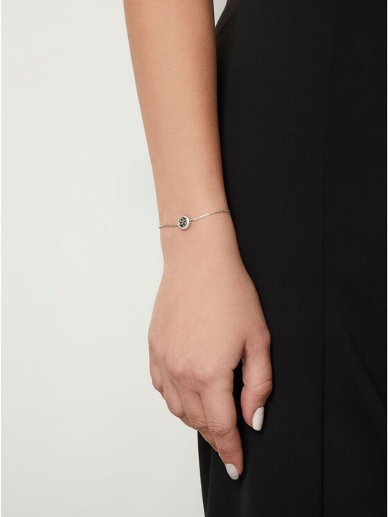 Guess Guess Náramok JUBB04163JW-RH-S Strieborná