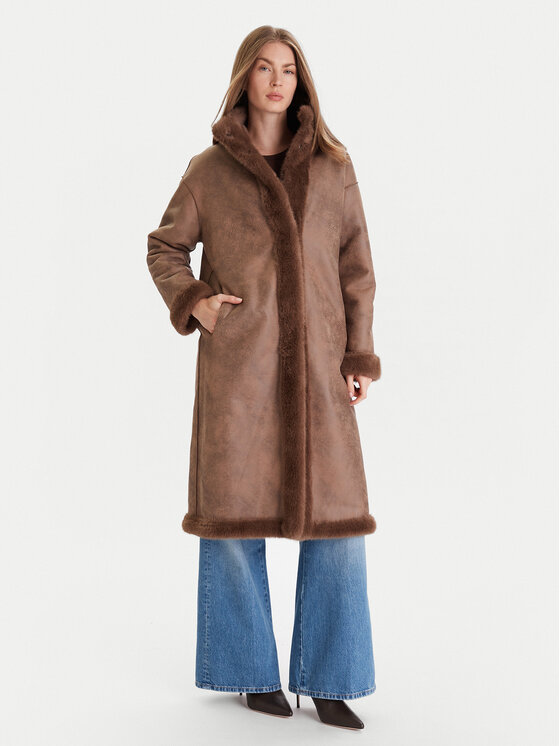 JOOP! JOOP! Futro 58 254C58Cim 30048879 Brązowy Regular Fit