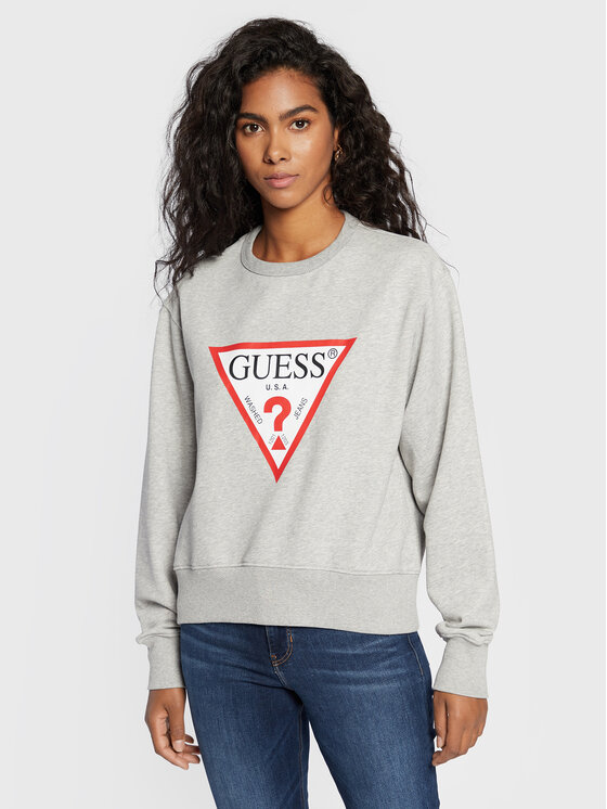 Guess Guess Суитшърт Original W2YQ16 KBA10 Сив Regular Fit