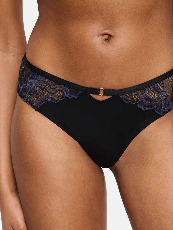 Triumph Triumph Braziljske spodnje hlačke Wild Gardenia Florale 10224873 Črna