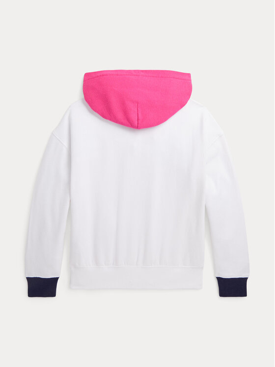 Polo Ralph Lauren Polo Ralph Lauren Bluza Bear Hoodie 313926018001 Biały Regular Fit