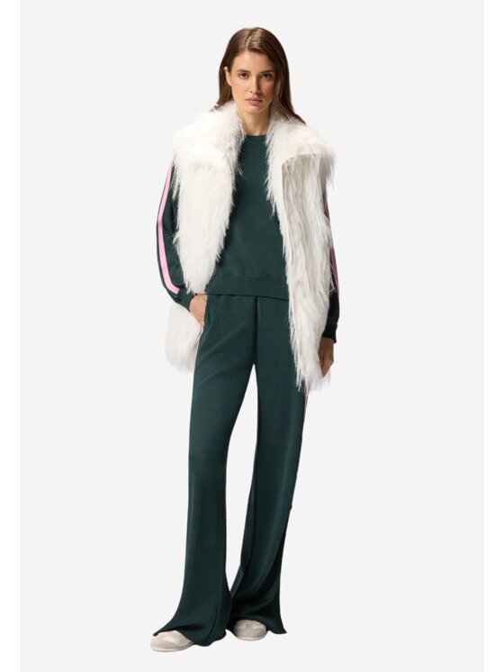 PINKO PINKO Jogger Palmarola pantalone piquet effetto felpa Πράσινο Regular Fit