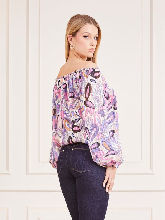 Guess Guess Τοπ 163487 Ροζ Classic Fit