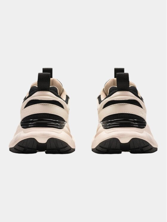 MADE BY SOCIETY MADE BY SOCIETY Sneakersy MBS 02 BEIGE/BLACK W - I15966 Czarny