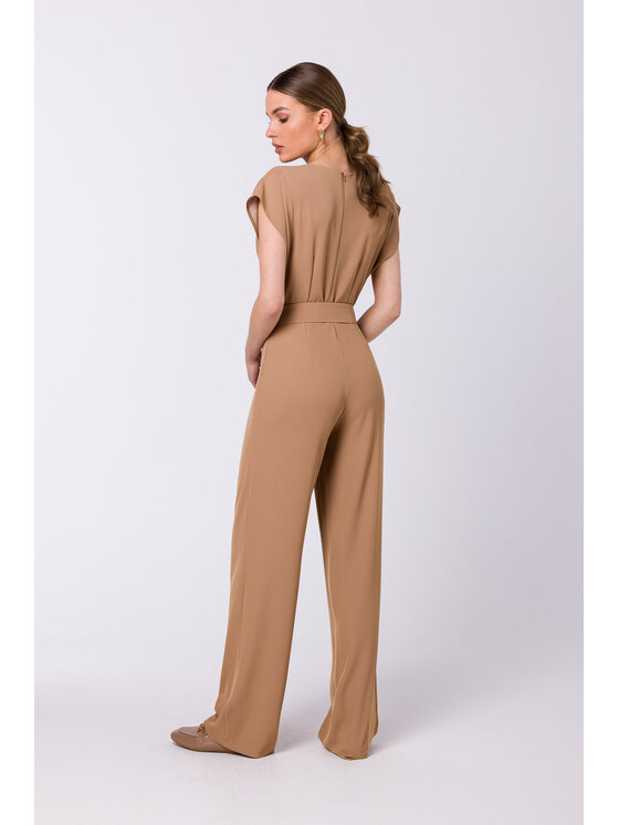 Stylove Stylove Jumpsuit S339 Beige Regular Fit