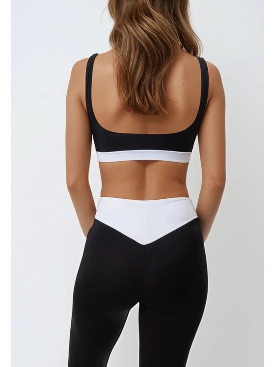 Flavia Valentini Flavia Valentini Legginsy 313 Złoto bicolour Compression Fit