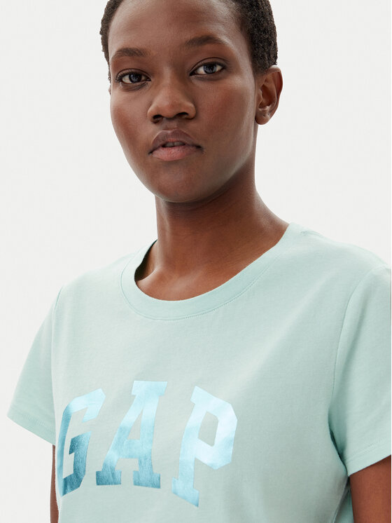 Gap Gap Tricou 729555-13 Verde Regular Fit