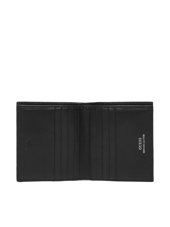 Guess Guess Голям мъжки портфейл SMBAGR LEA18 Черен