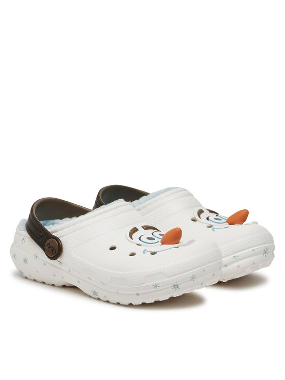 Crocs Crocs Şlapi Classic Frozen Olaf Clog Kids 210234 Alb