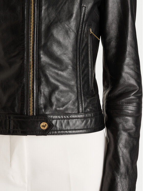 Marciano Guess Marciano Guess Кожено яке 6RGL09 7133A Черен Regular Fit