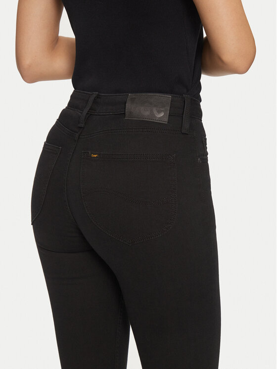 Lee Lee Farmer Scarlett 112114135 Fekete Slim Fit