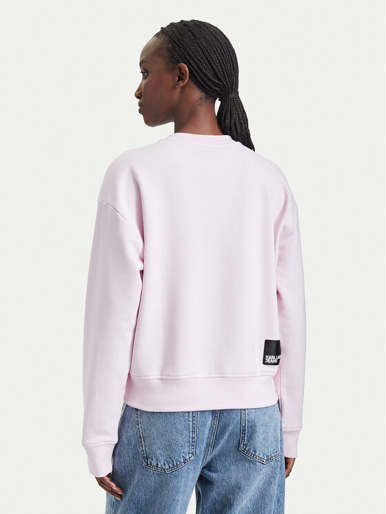 Karl Lagerfeld Jeans Karl Lagerfeld Jeans Суитшърт A1W20005 Светлорозов Regular Fit