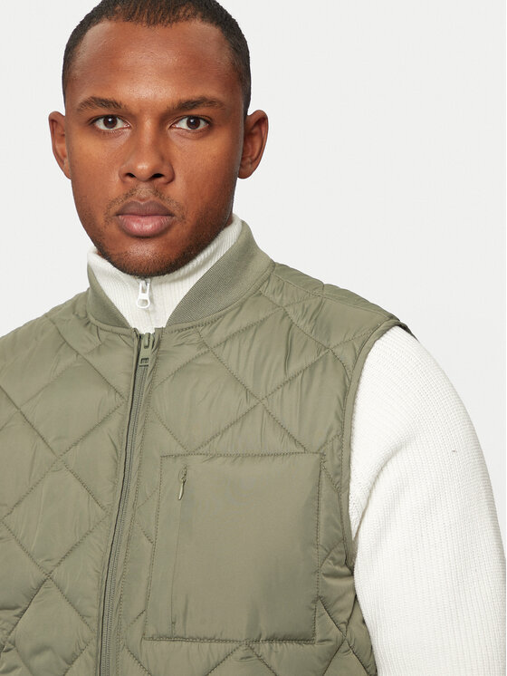 Jack & Jones Jack & Jones Prsluk Karl 12249375 Zelena Regular Fit