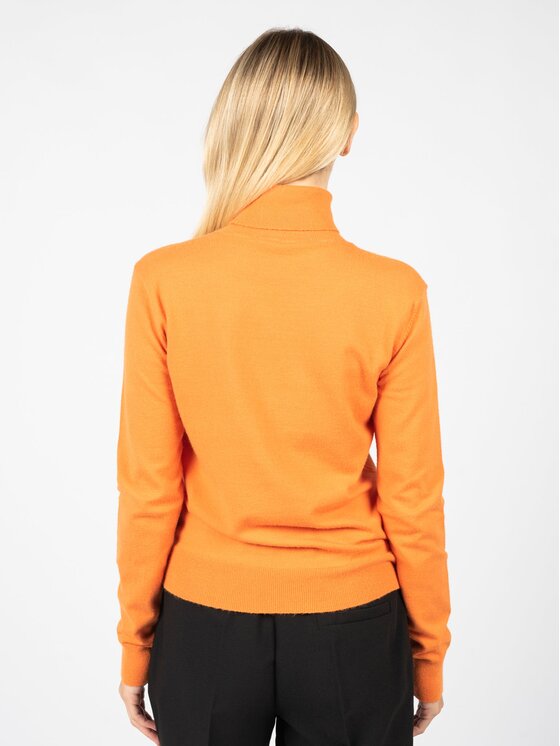 Silvian Heach Silvian Heach Sweter PGA22144LU | Nunteg Pomarańczowy Slim Fit