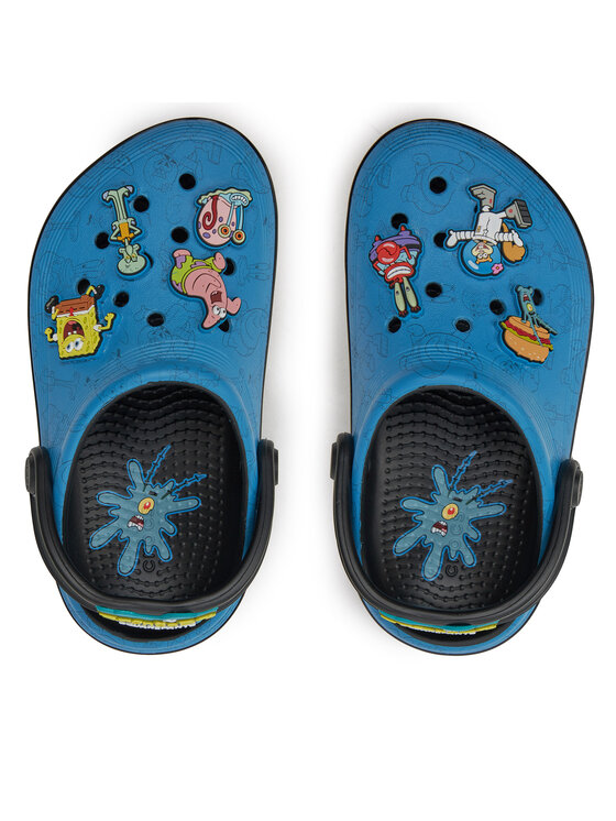 Crocs Crocs Natikače Spongebob Multi Off Court Clg K 209823 Crna