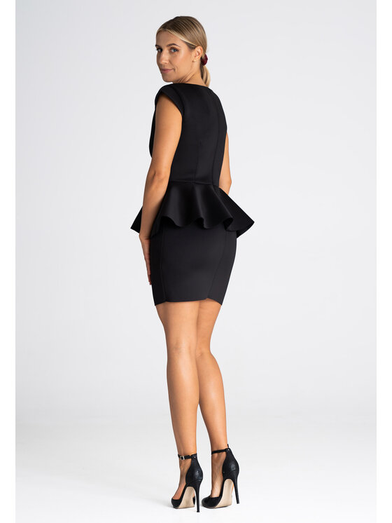 FIGL FIGLFIGL Vestito M975 Nero Regular Fit