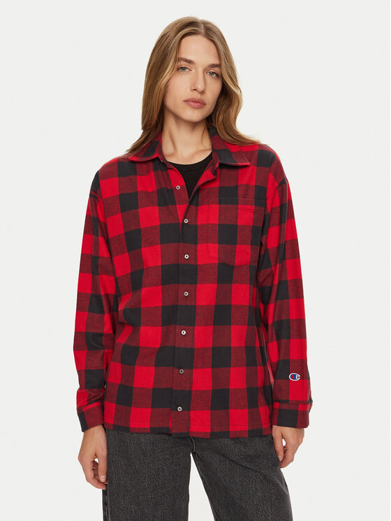 Champion Champion Πουκάμισο 117471 Κόκκινο Regular Fit