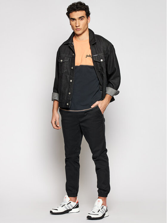 T-shirt Aidens 12187132 Arancione Regular Fit