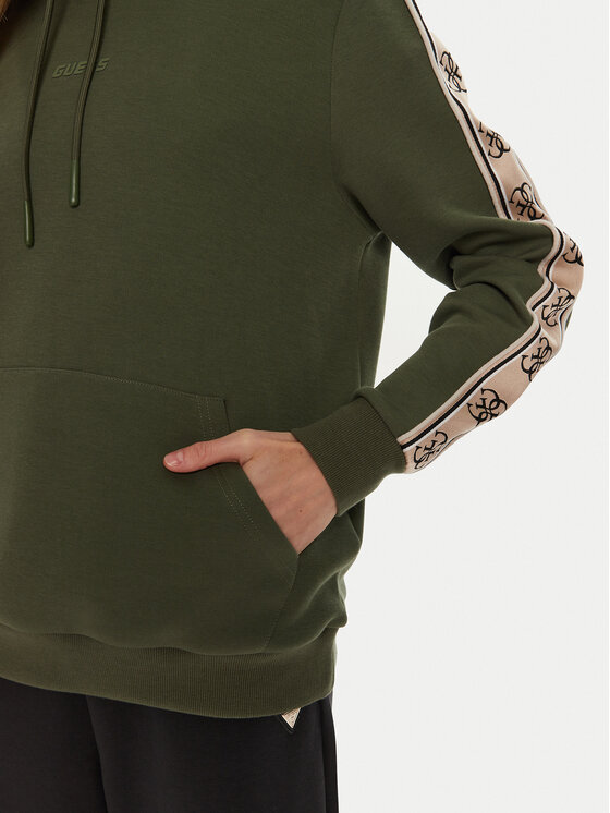 Guess Guess Felpa Carla V4YQ11 KB3P2 Verde Regular Fit