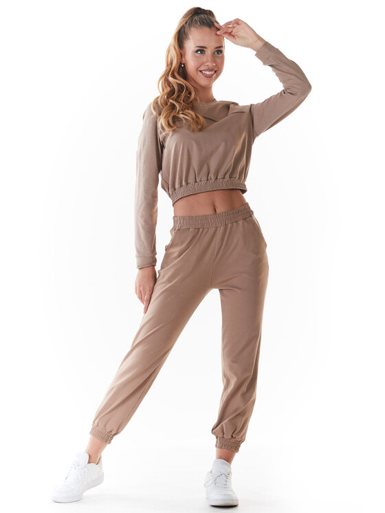 Infinite You Infinite You Bluzka M235 Beżowy