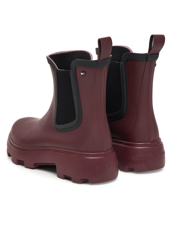 Tommy Hilfiger Tommy Hilfiger Guminiai batai Flag Ankle Warm Lining FW0FW08974 Vyšninė