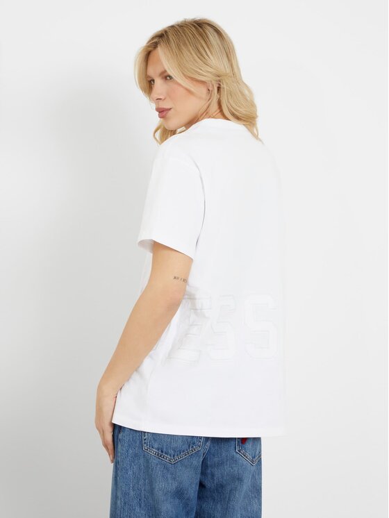 Guess Guess T-Shirt 161297 Bílá Classic Fit