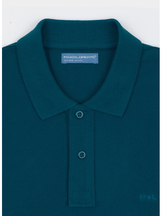 Pako Lorente Pako Lorente Polo P22SN-TX-001 Niebieski Classic Fit