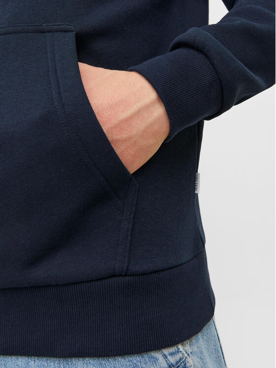 Jack&Jones Jack&Jones Majica dugih rukava Bradley 12249340 Tamnoplava Relaxed Fit