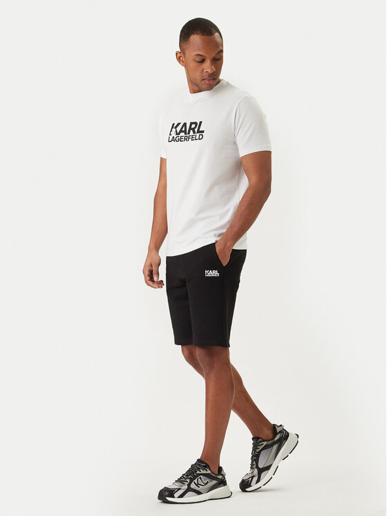KARL LAGERFELD KARL LAGERFELD Sportovní kraťasy 705783 562917 Černá Regular Fit