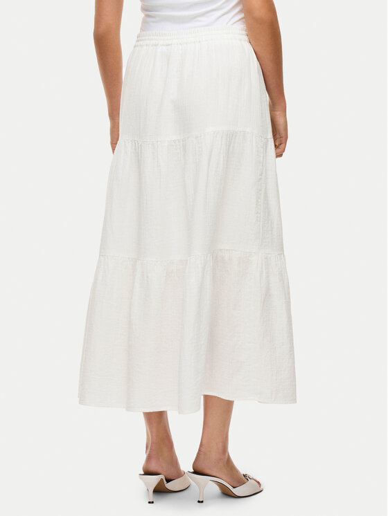 Vila Vila Maxi suknja Lania 14105428 Bijela Regular Fit