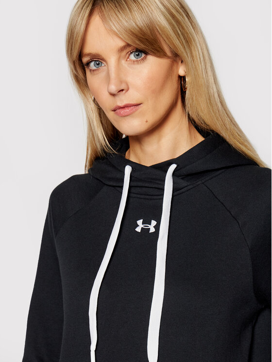 Under Armour Under Armour Bluza Rival 1356317 Czarny Regular Fit