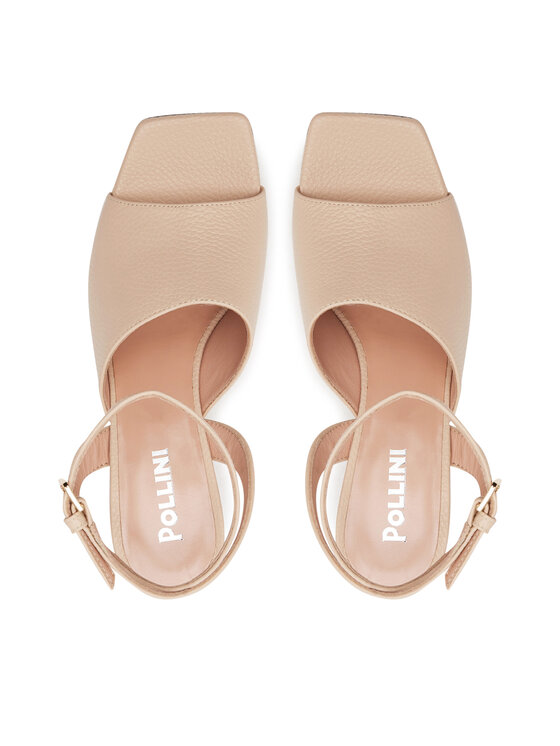 Pollini Pollini Sandały SA16077C1MTD0122 Beżowy