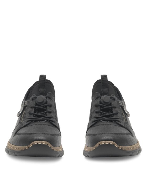 Rieker Rieker Halbschuhe N32G0-00 Schwarz