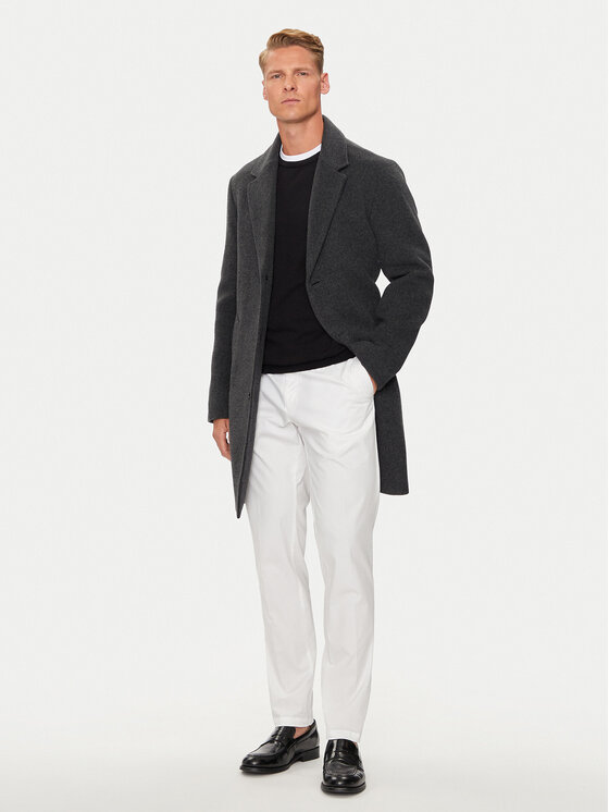 Tommy Hilfiger Tommy Hilfiger Villane mantel MW0MW36611 Hall Regular Fit