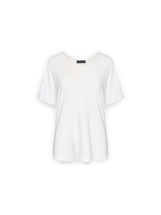 Elena Mirò Elena Mirò T-shirt G047Z000731N011 Bianco Regular Fit