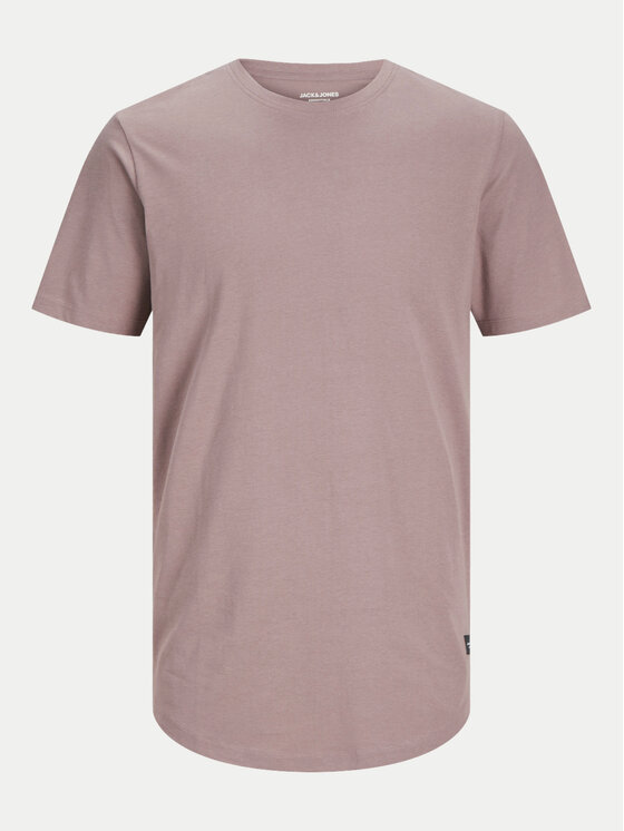Jack&Jones Jack&Jones T-shirt Jjenoa 12113648 Ružičasta Long Line Fit