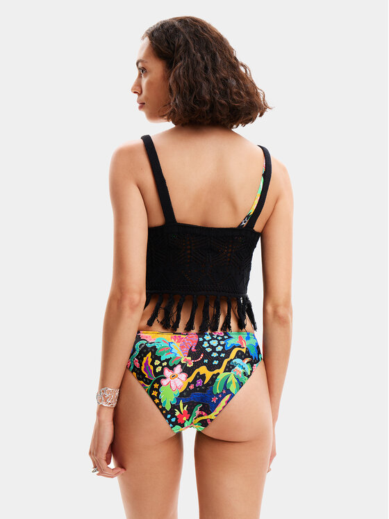 Desigual Desigual Felső Madagascar 24SWMF01 Fekete Regular Fit
