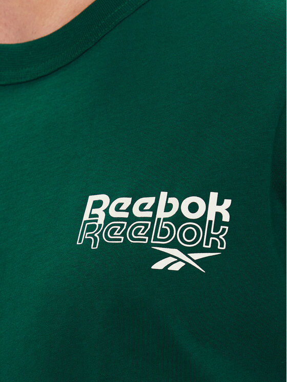 Reebok Reebok T-Shirt Ri Brand Proud Gfx Ss Tee 100076384 Zielony Regular Fit