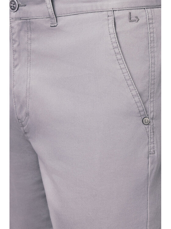 Lancerto Lancerto Szorty materiałowe Vaasa SZO082125000006 Szary Regular Fit
