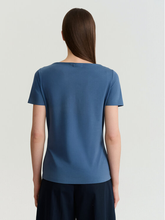 TATUUM TATUUM Bluzka MIKAJA 2 Niebieski Classic Fit