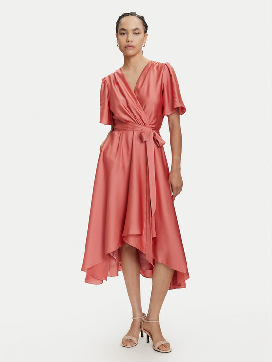 Swing Swing Rochie cocktail 5AJ04000 Portocaliu Regular Fit